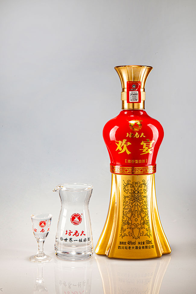 壇老大酒·歡宴 濃香型白酒【46° 500ml】